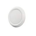 Adjustable White Round Interior Vent